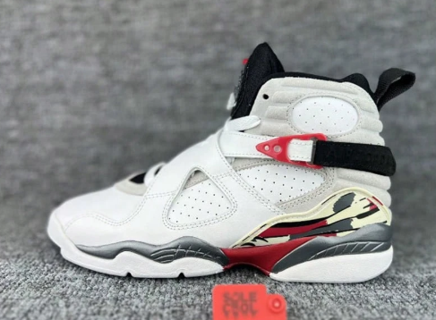 Air Jordan 8 Retro Bugs Bunny GS White Basketball Shoes Sneakers 305368-103 DISCOLORING