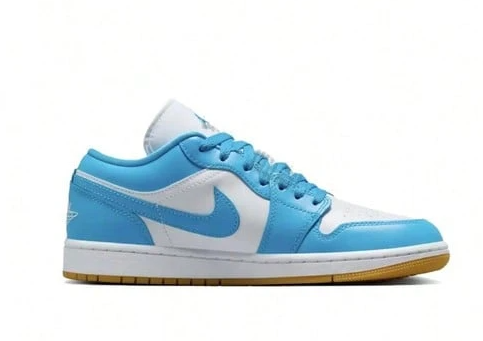 Jordan Air Jordan 1 Low "UNC/Gum"Blue White DC0774-104 Women's Sizes